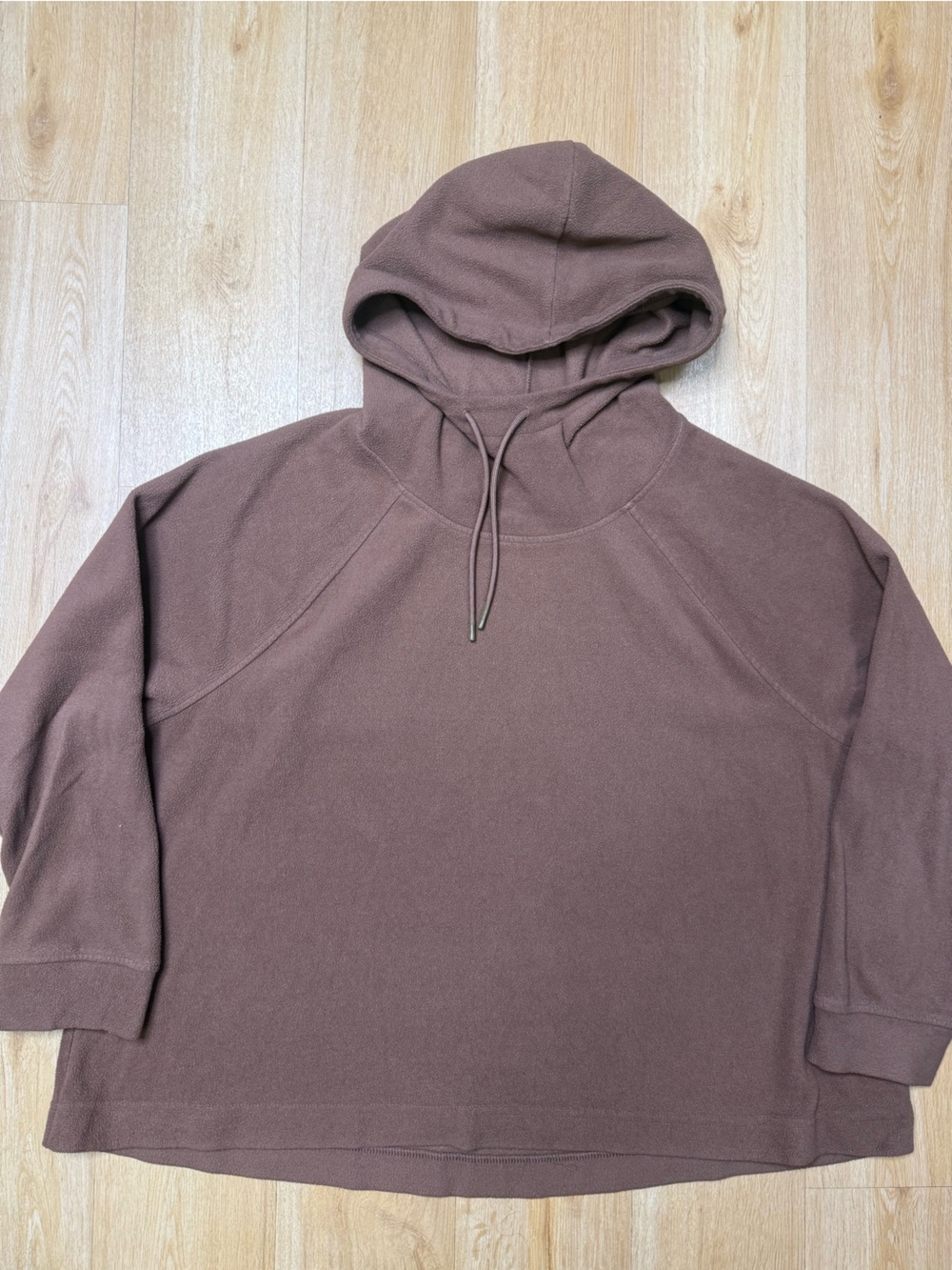 Brown Fleece Hoodie Size 2X